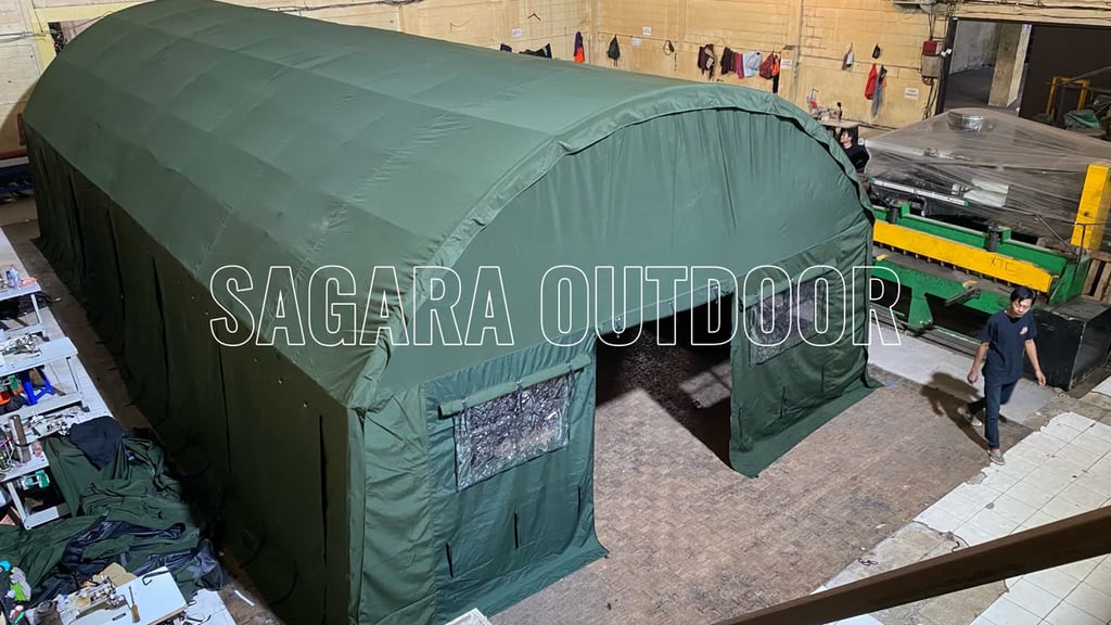 tenda lengkung standar tni