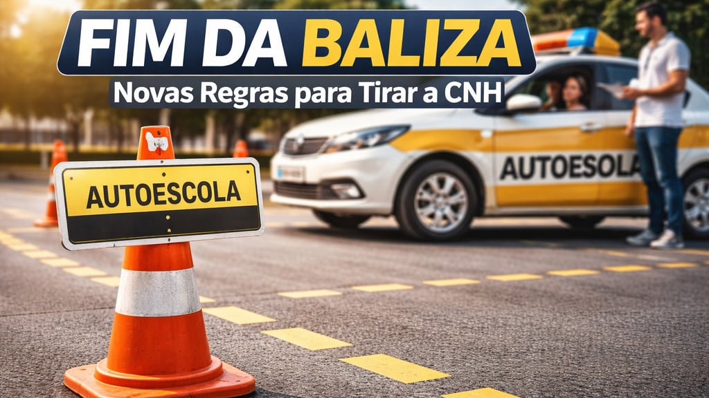 Fim da Baliza e Novas Regras para Tirar a CNH: Entenda as Mudanças no Exame Prático