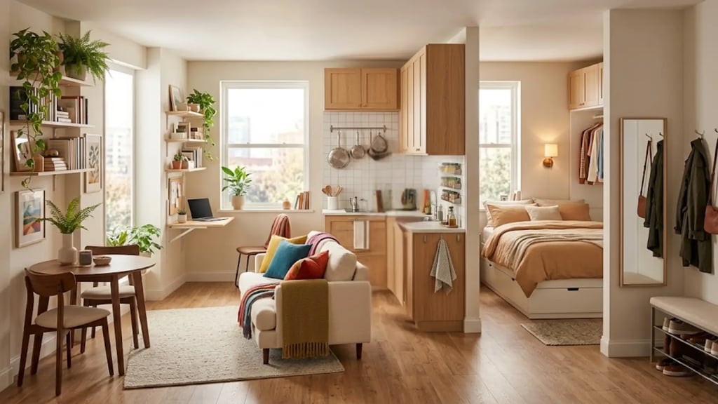 Come arredare una casa piccola: esempio di appartamento con mobili multifunzionali e organizzazione degli spazi
