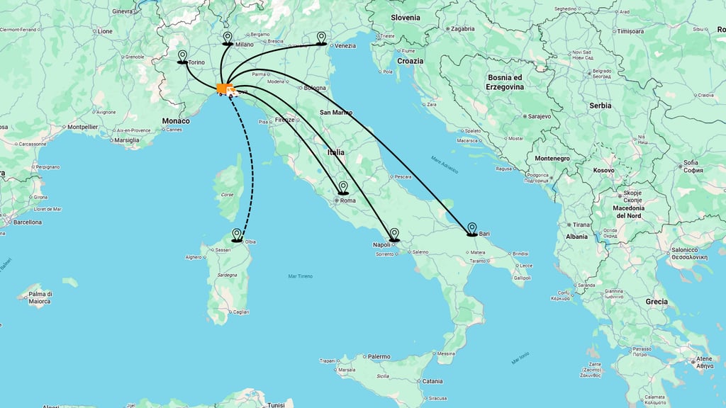 G&P Traslochi Genova effettua traslochi nazoinali