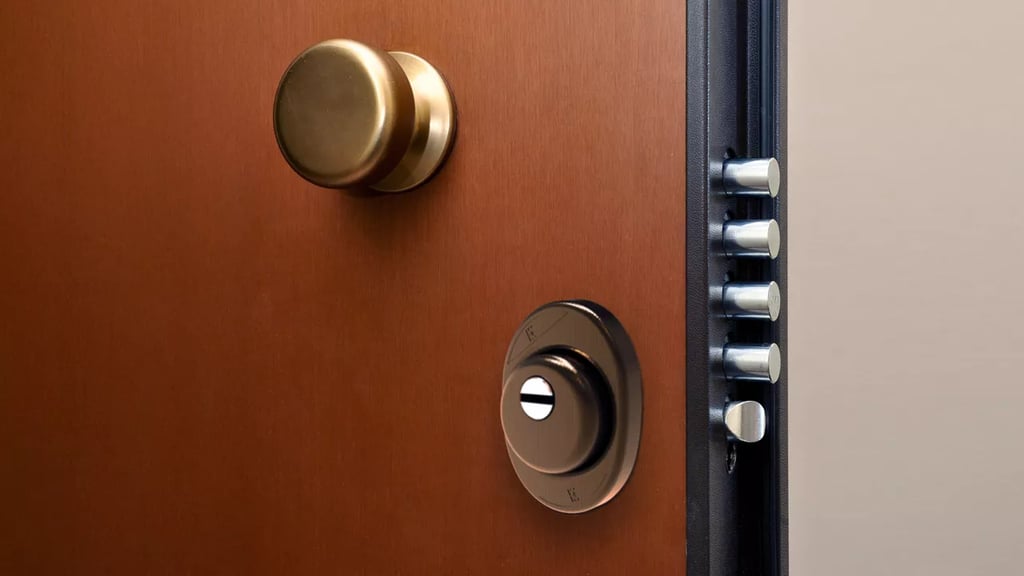 Porta blindata su misura con defender -  Lome Serramenti Milano