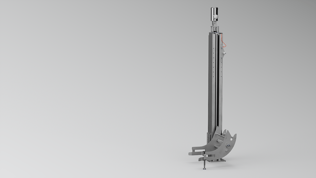 an industrial tote dumper