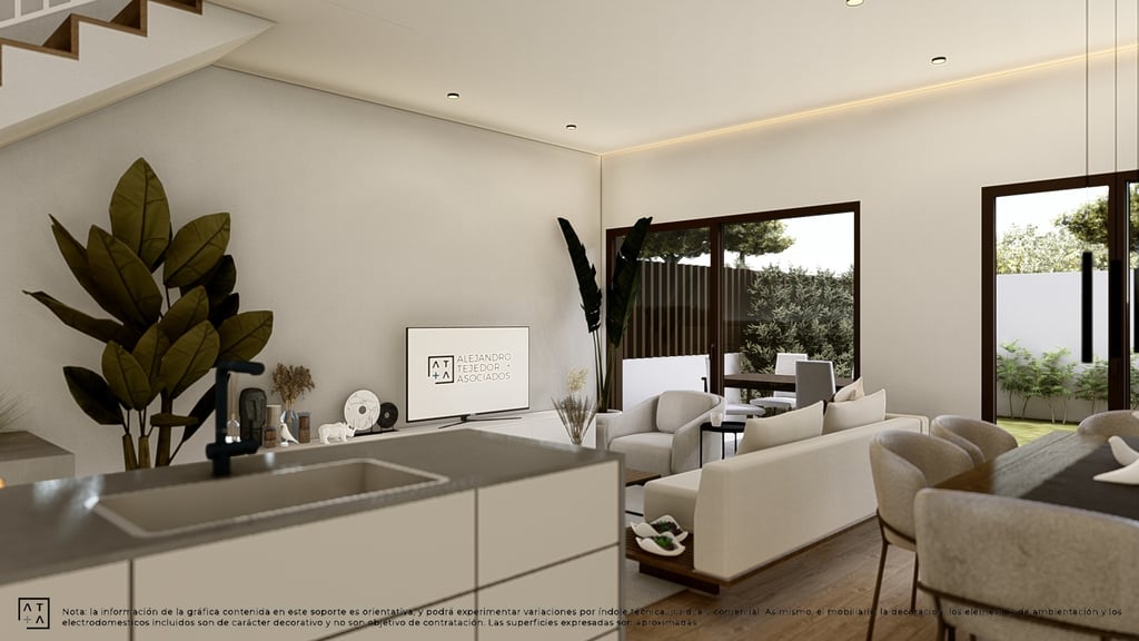 a living room with a couch and a television