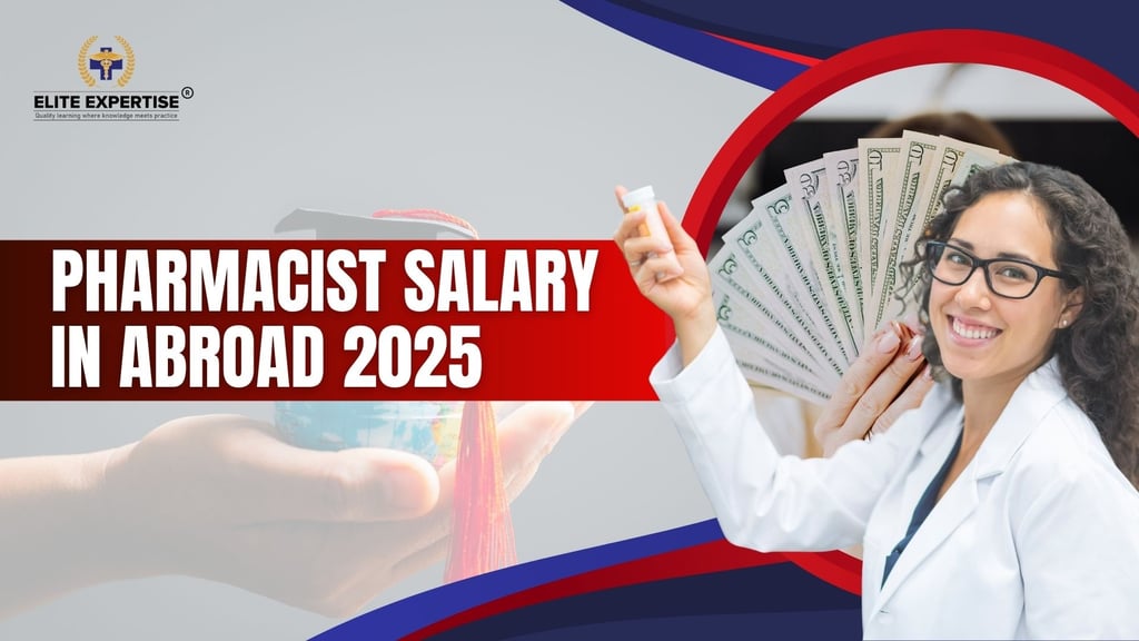 Pharmacist salary in abroad 2025 2026