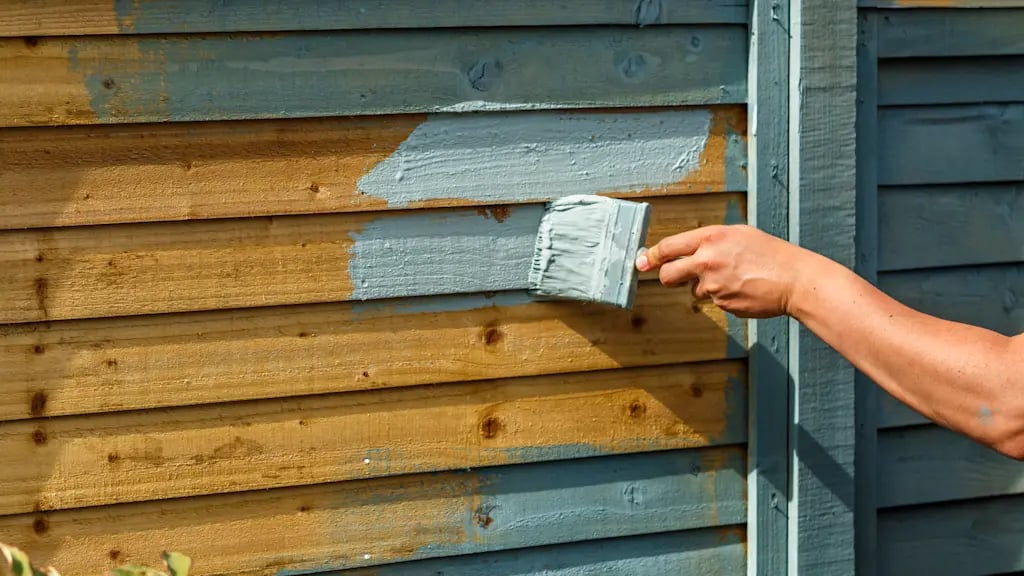 Fence painting