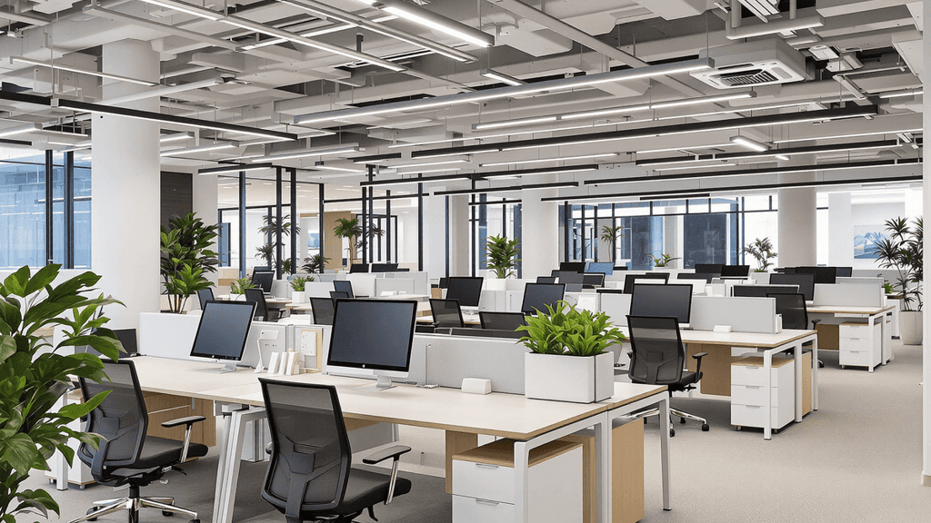 Stack Workstation with Vertical Storage – Real Touch Furniture Dubai