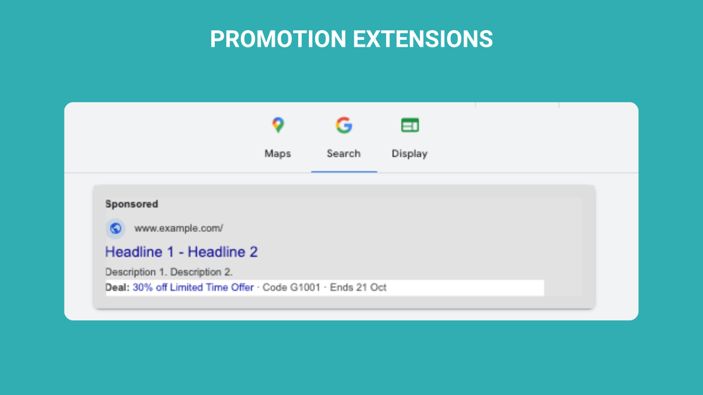 google ads promotion extension