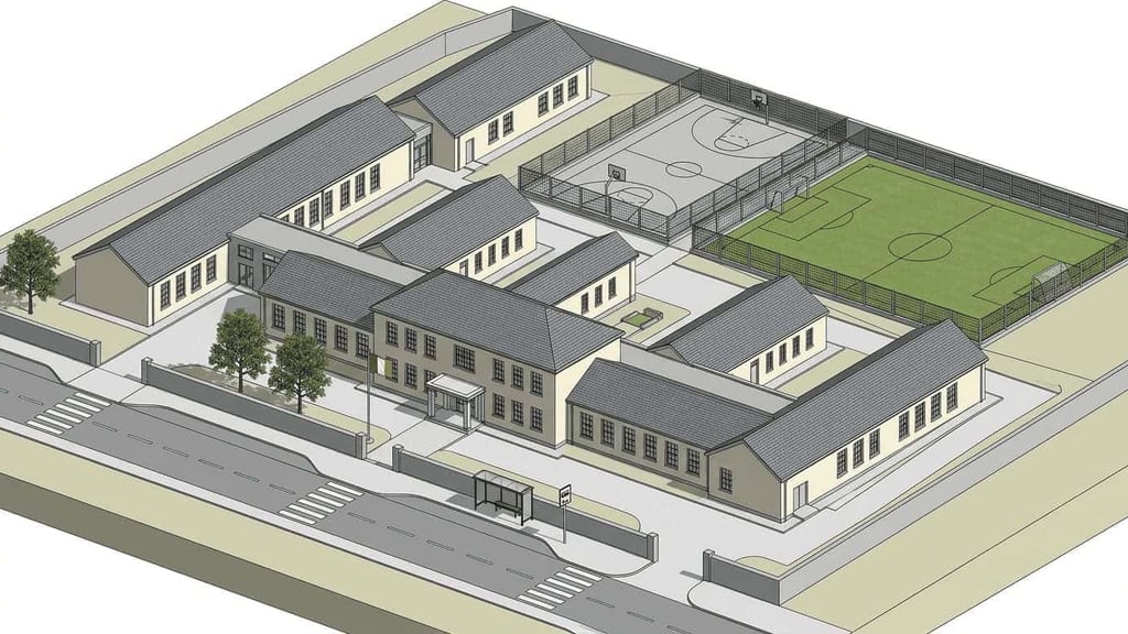 Rilievo GPS di un complesso scolastico con restituzione CAD-BIM