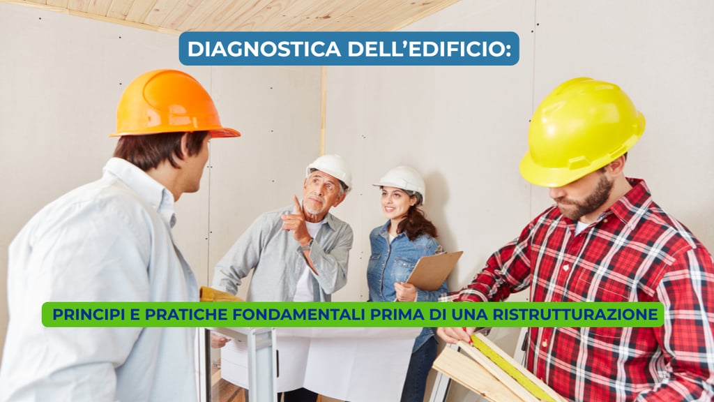 diagnostica di un edificio prima della ristrutturazione