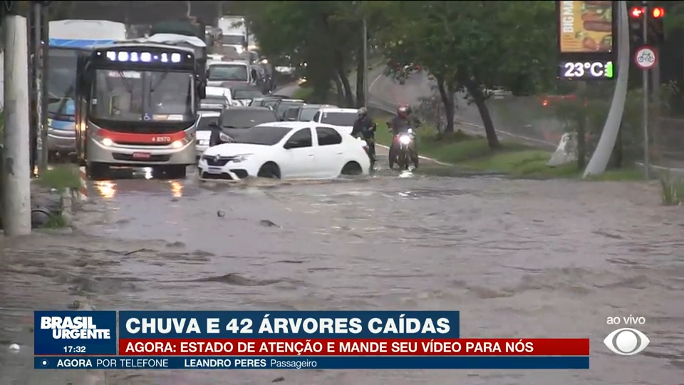 BRASIL URGENTE CHUVA SÃO PAULO