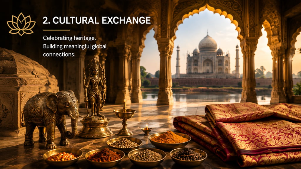 Cross-cultural partnerships supporting international business relationships