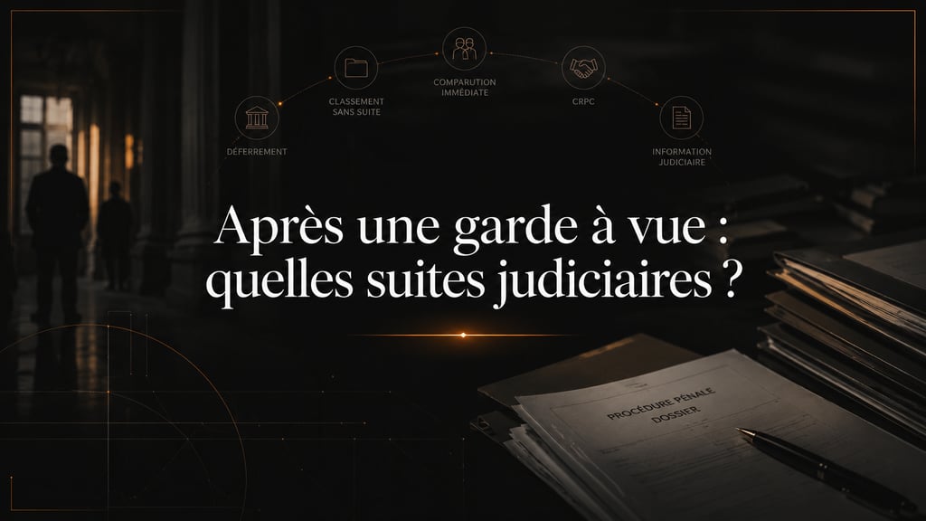 Que se passe-t-il après une garde à vue ? Explication des suites judiciaires ava magassa montpellier