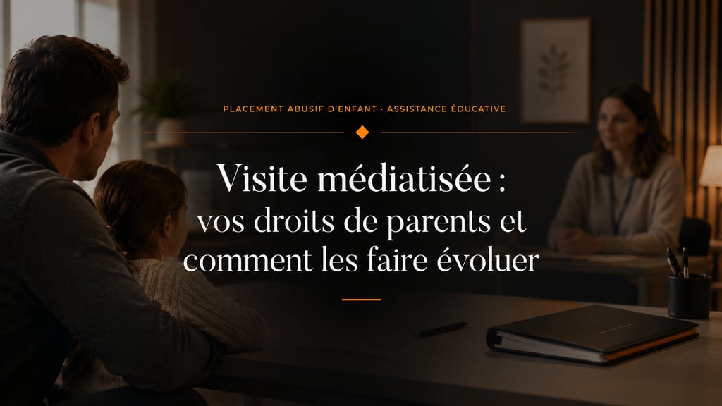 visite médiatisée à Montpellier – droits des parents