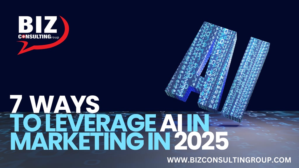 7 Ways to Leverage AI in Marketing in 2025