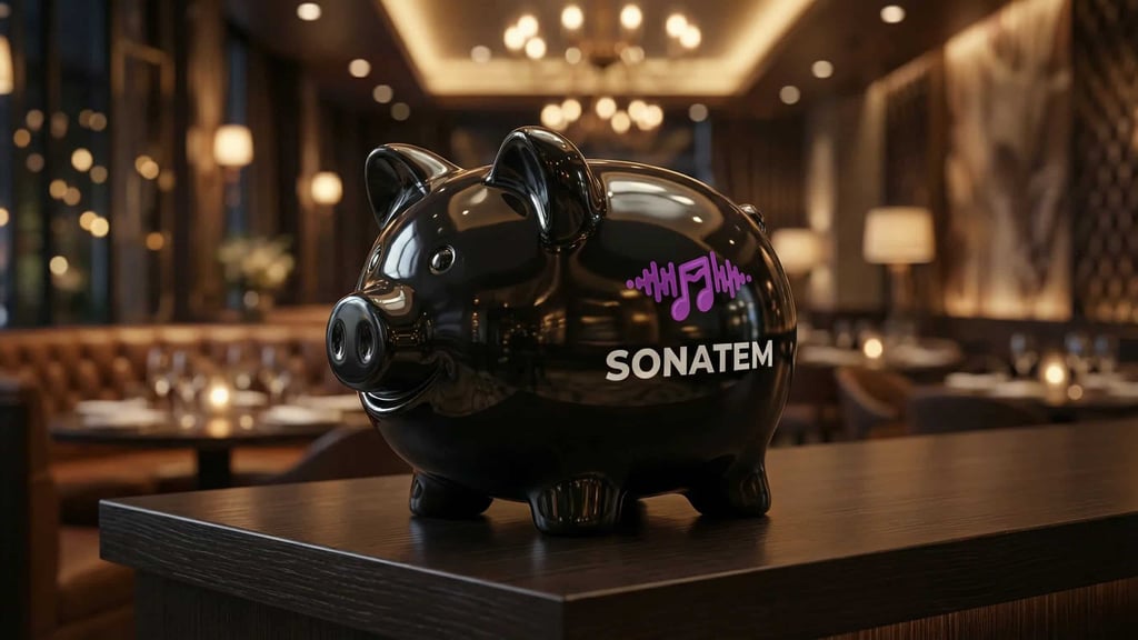 tirelire de la musique sans droit d'auteur sonatem