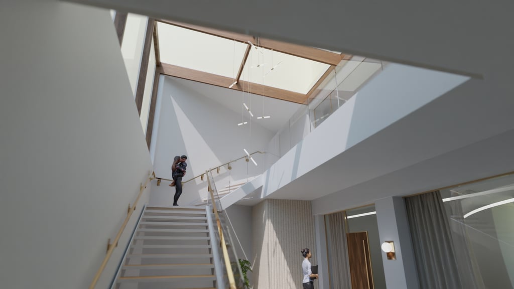 projet architectural moderne à Rouen par Volumia Studio