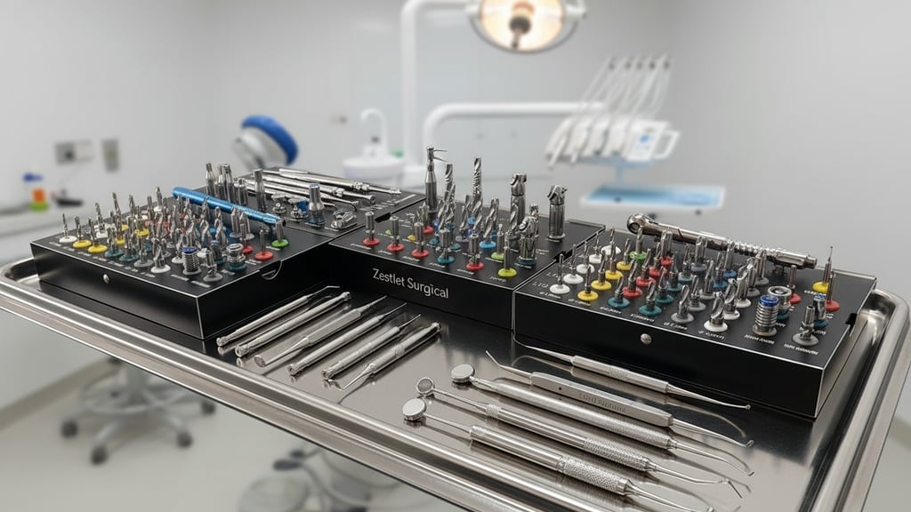Modern implant surgical kits are revolutionizing dentistry through precision, faster workflow, versa