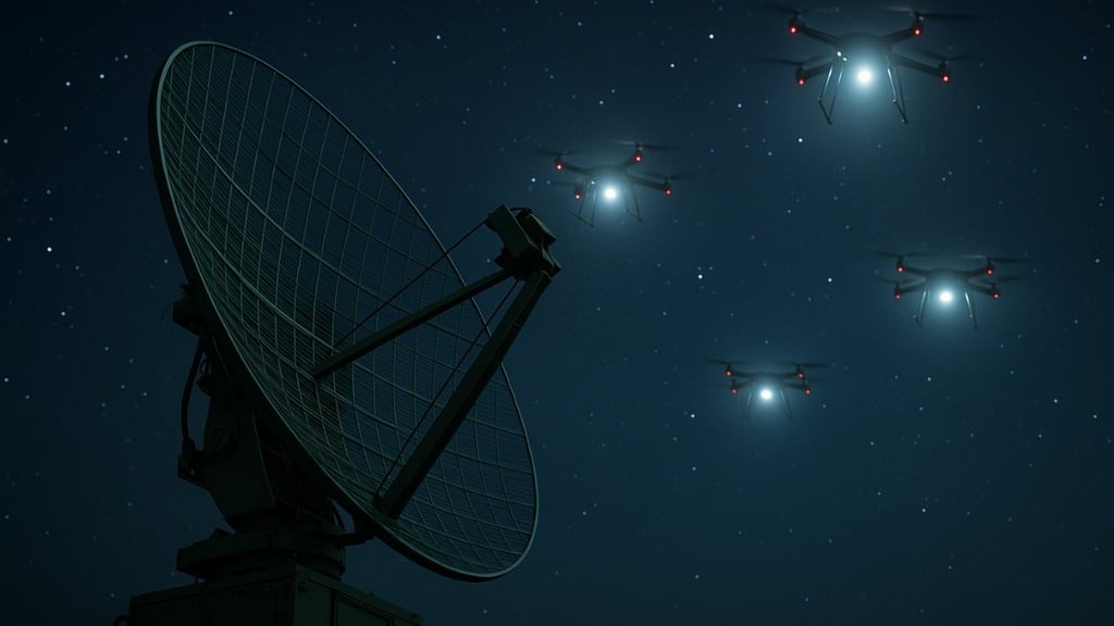 Radar europeu em operação contra drones não identificados”