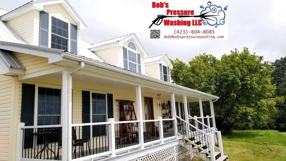 House wash in Whitesburg, Tn 37891 near me by Bobs Pressure Washing LLC in Bulls Gap, Tn 37711 6