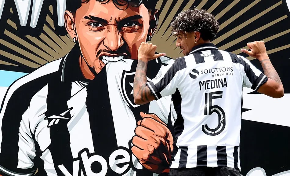 Cristian Medina Oficialmente apresentado no Botafogo