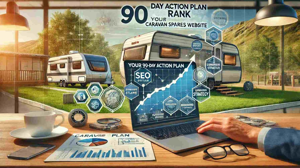 90-day action plan to rank your caravan spares website