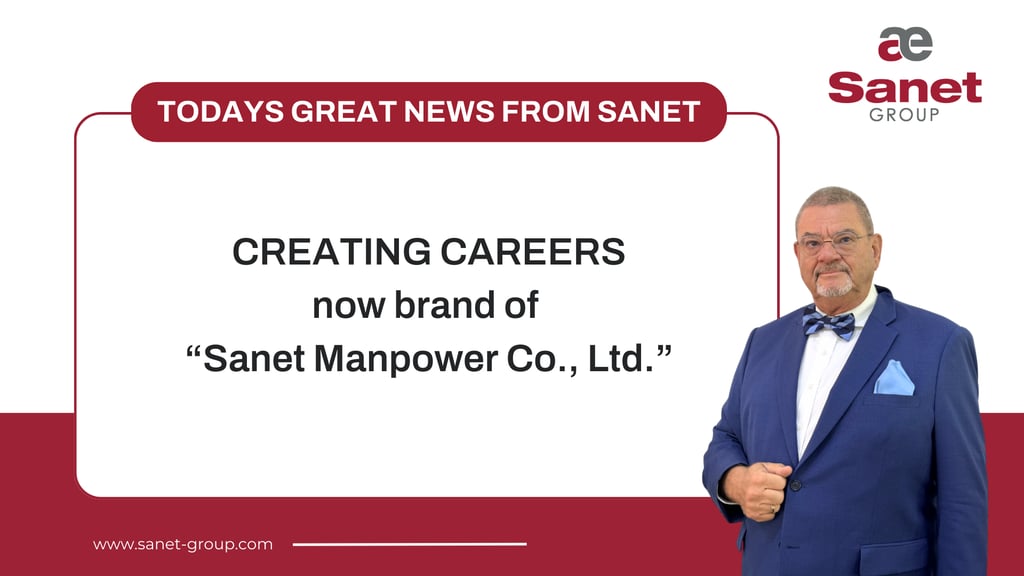 CREATING CAREERS now a Brand of Sanet Manpower