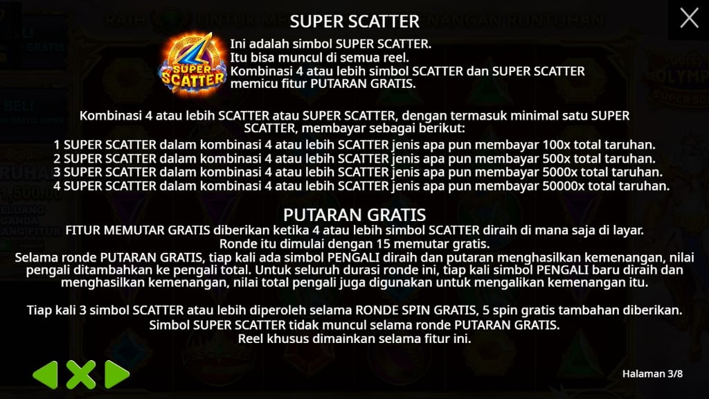 Hadiah Simbol Super Scatter