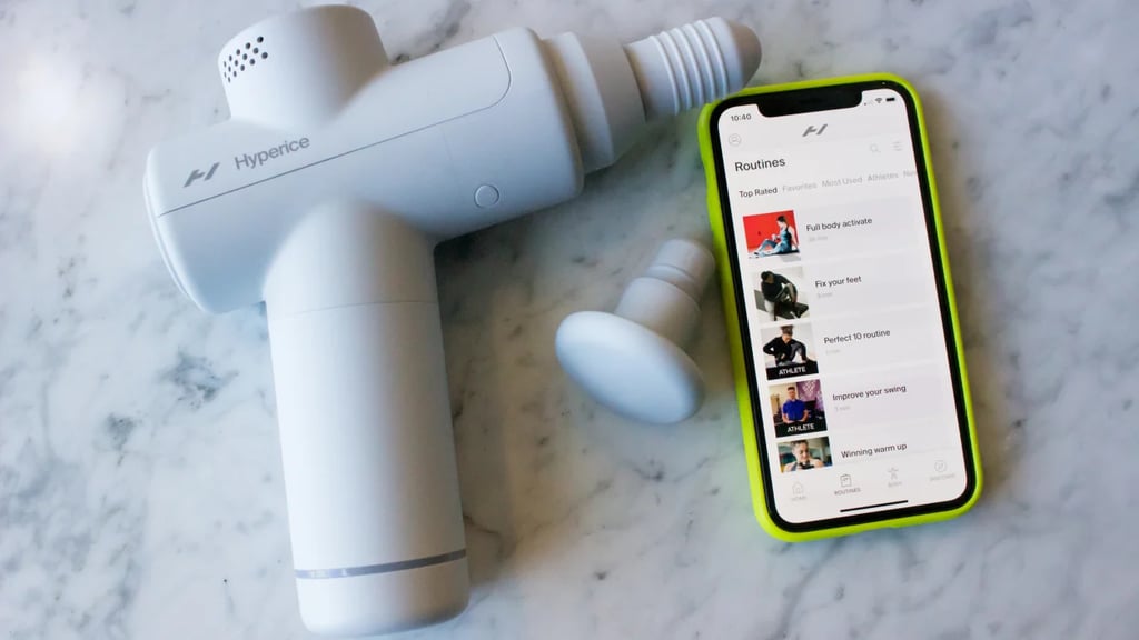 Hypervolt Go 2 portable percussion massager for on-the-go relief