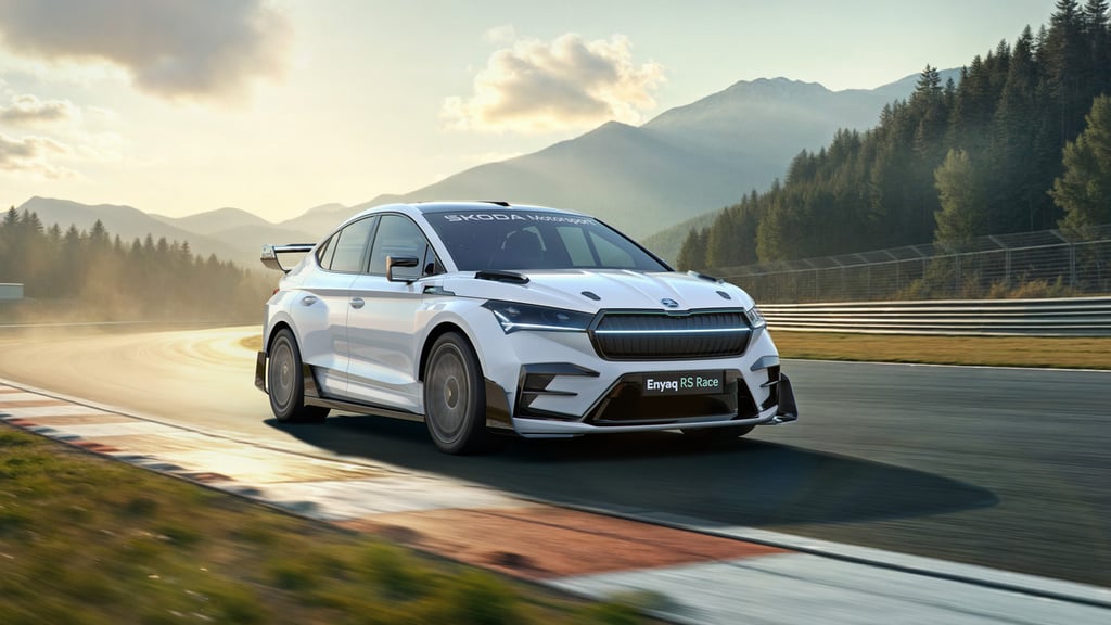 Škoda Enyaq RS Race ralis WRC Rally 2