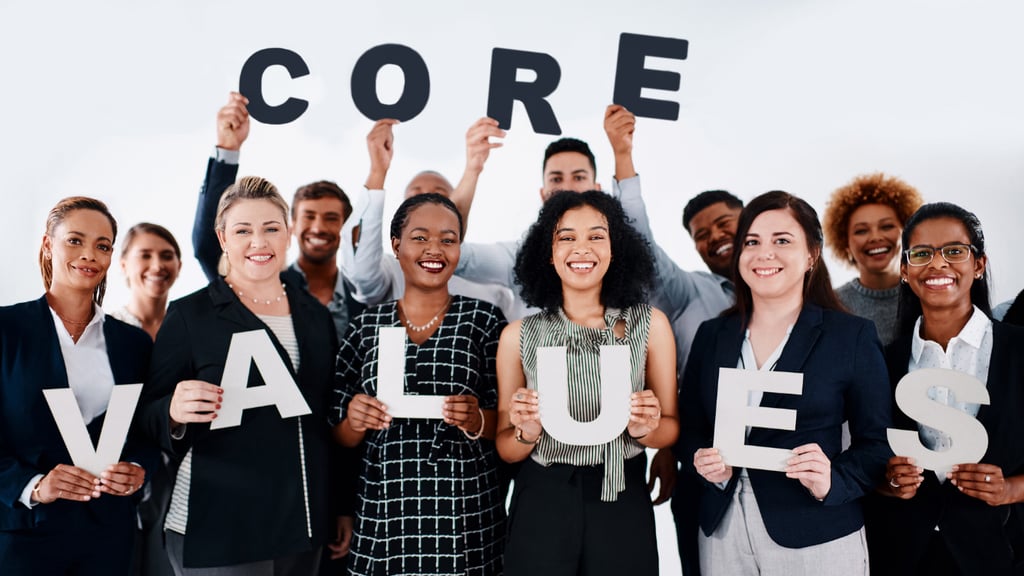 mission, vision and values creation