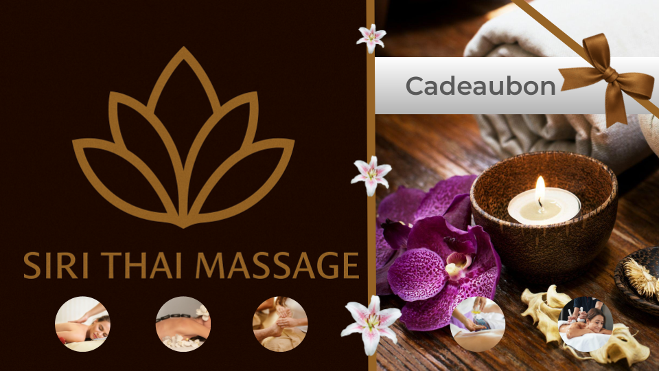 a spa with candles purlple lilly and the message giftcard