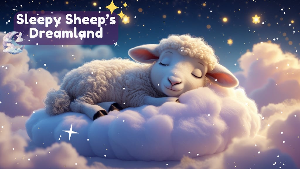 Sleepy Sheep's Dreamland - Moonbeam Tale