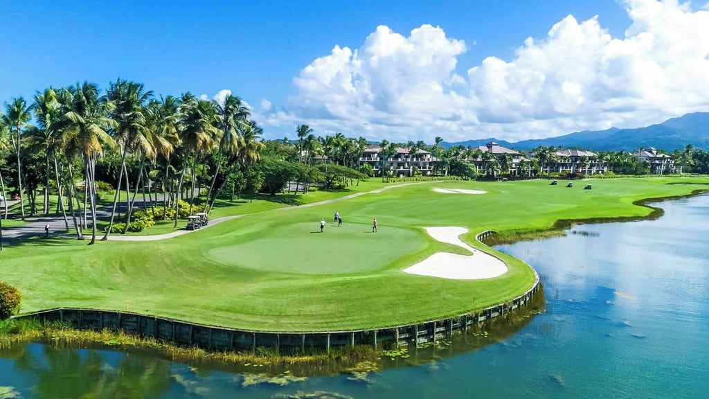 a golf course in puerto rico