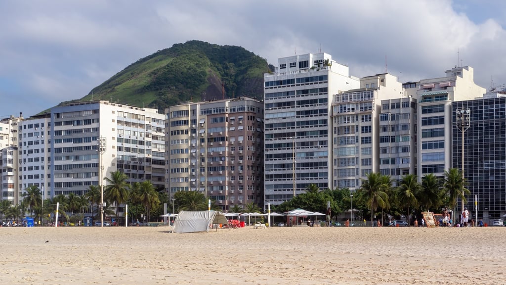 copacabana vista do mar