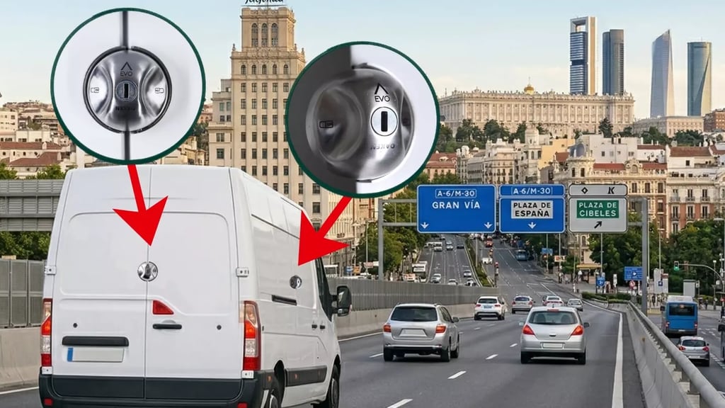 Cerradura de seguridad para furgonetas