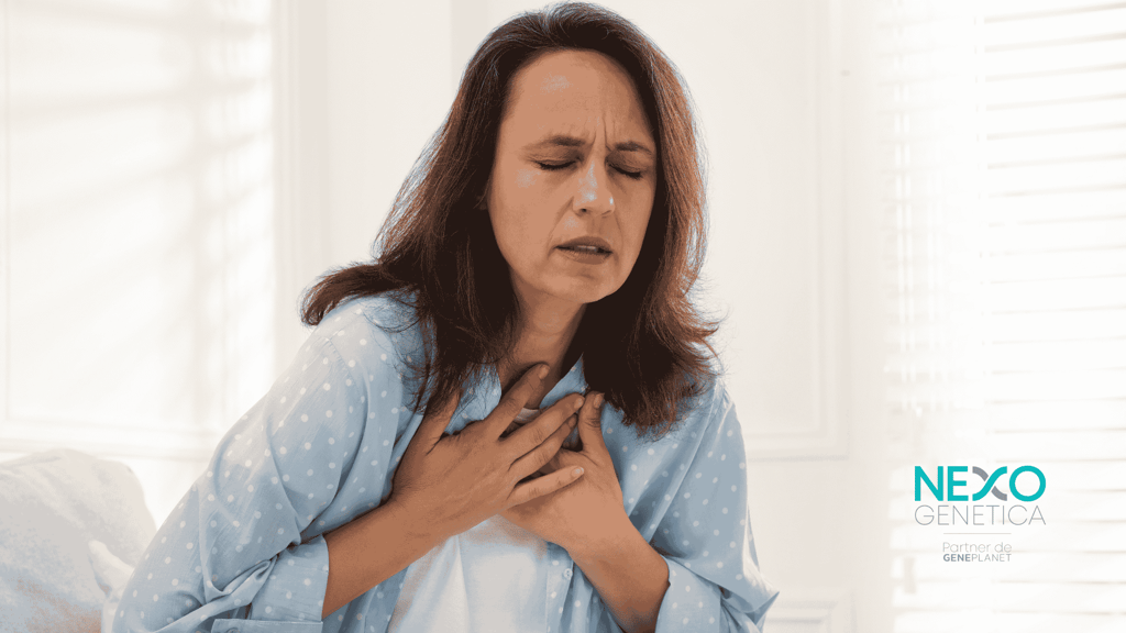 una mujer con tos como señales de padecer algún tipo de cáncer