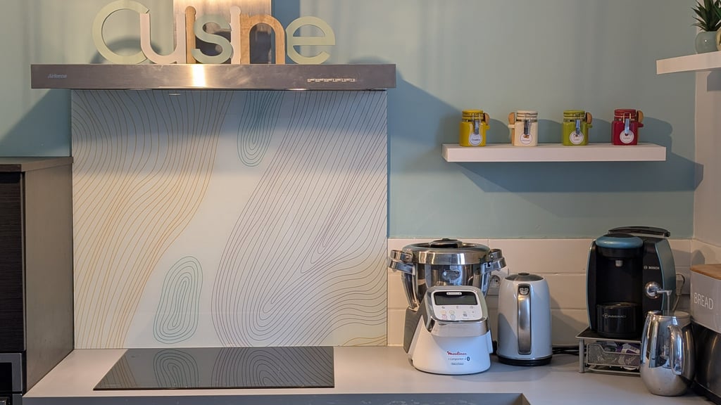 Impression murale, crédence sur verre