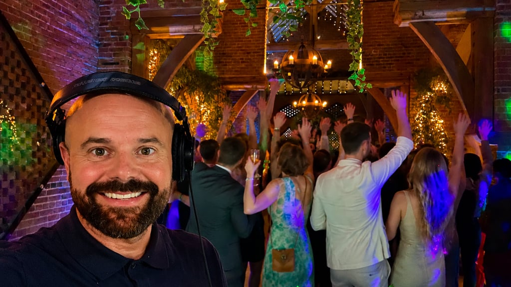 Funkomatic - wedding dj at Shustoke Barn Warwickshire