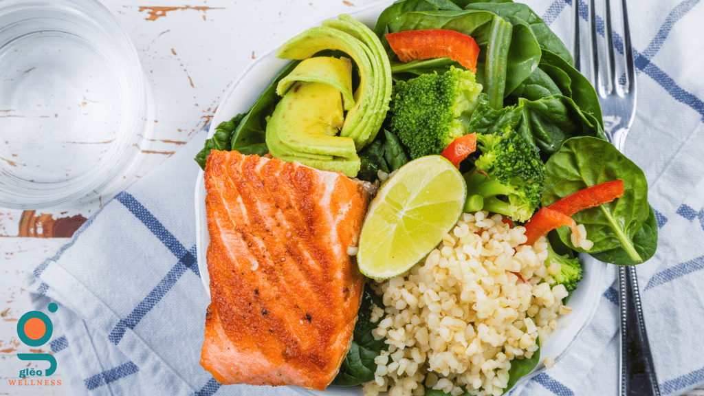 Nutritious food by successful patients of GLEO Wellness virtual medical weight loss program in Masschusetts