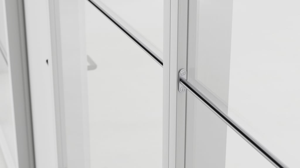 Medžio ir aliuminio pertvaros