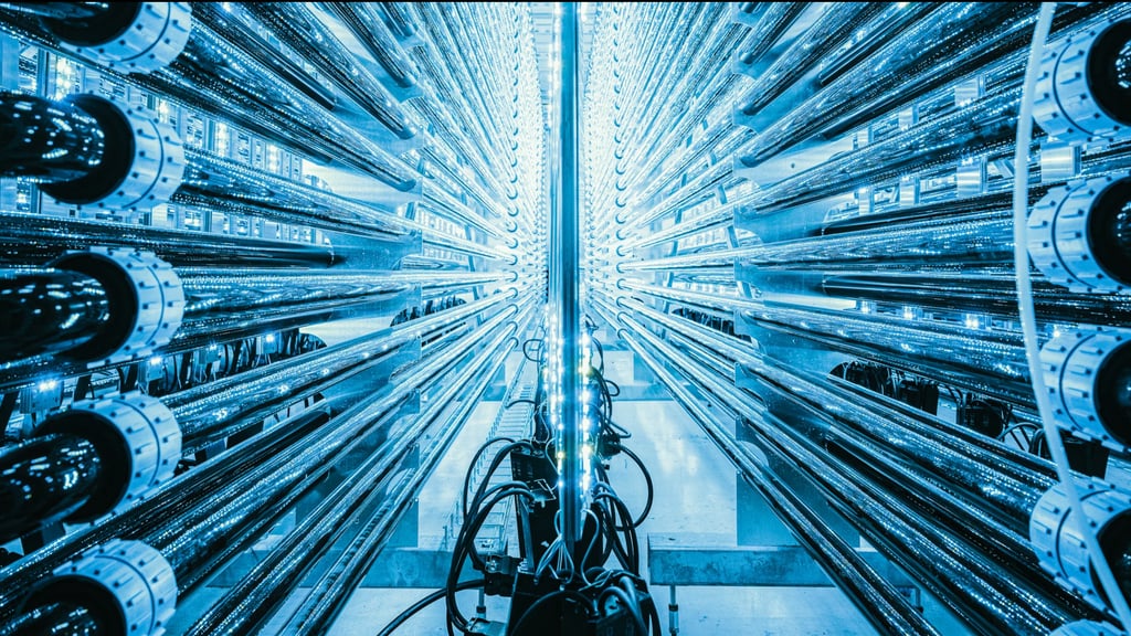 algae bioreactor facility in Iceland