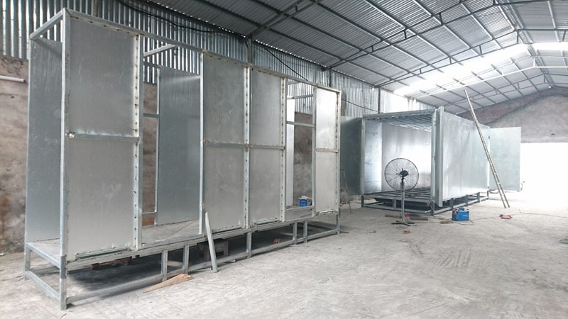 dây chuyền sơn tĩnh điện