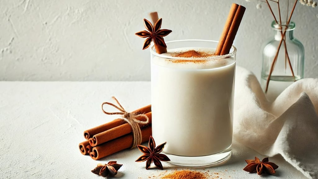 winter smoothie with cinamon