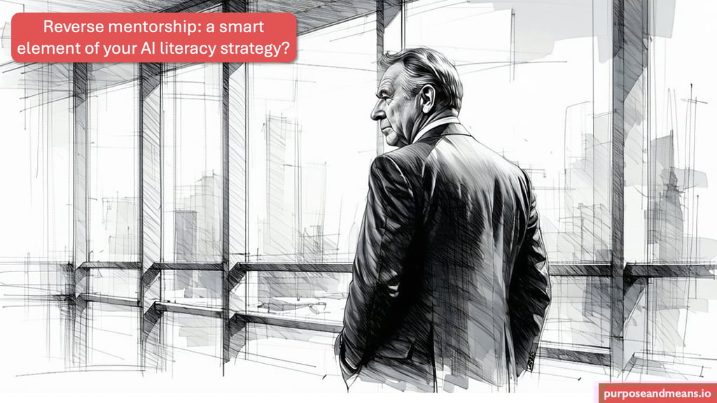Reverse mentorship: a smart elements of your AI literacy strategy?