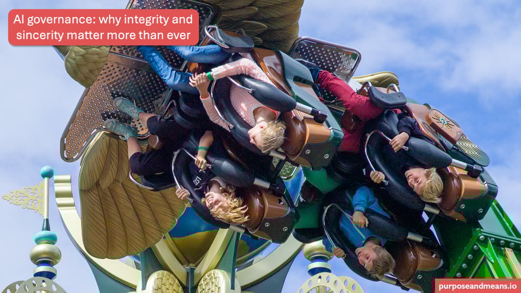 AI governance: why integrity and sincerity matter more than ever