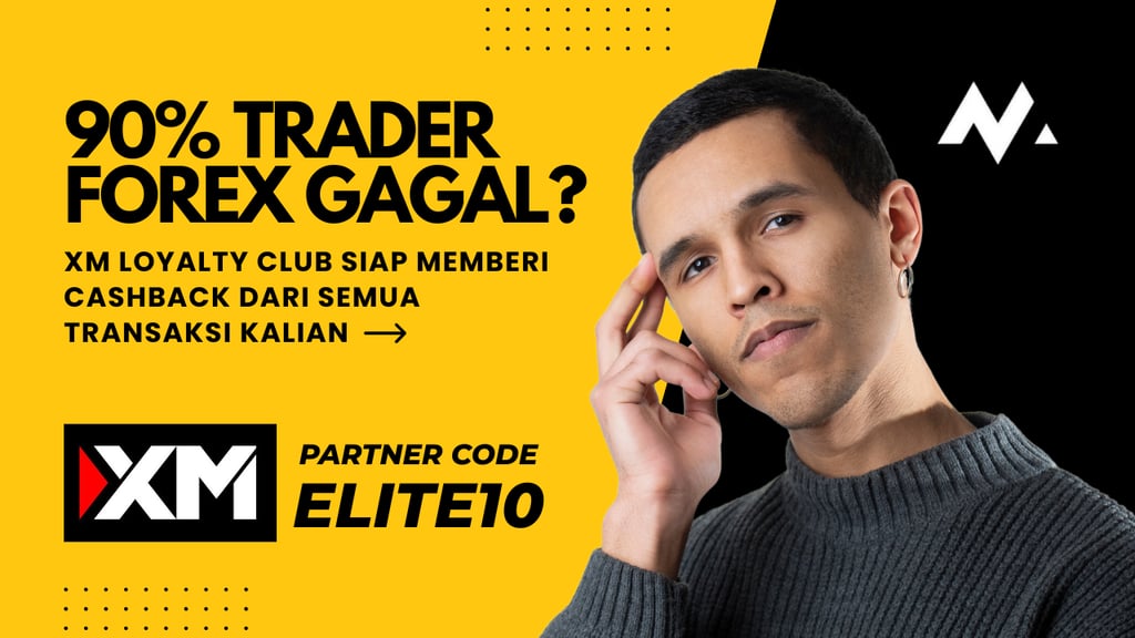 Kenapa 90% Trader Gagal dan Bagaimana MonarchForex Mengatasinya, kode mitra XM ELITE10