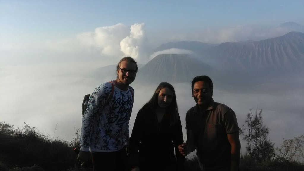 photo around Mount Bromo with valuable clients