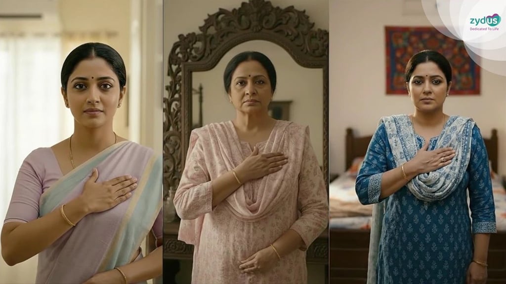 three women in indian attire
