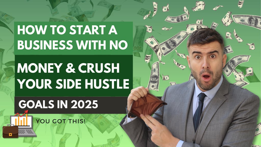 Starting a business with no money