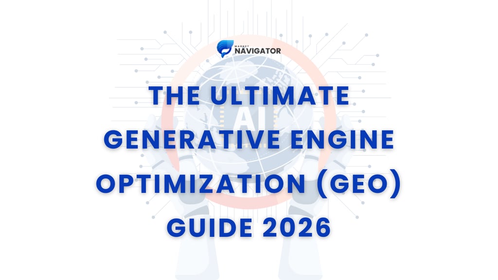 THE ULTIMATE GENERATIVE ENGINE OPTIMIZATION (GEO) GUIDE 2026
